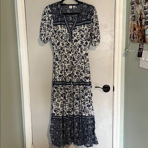 Gap blue maxi dress
